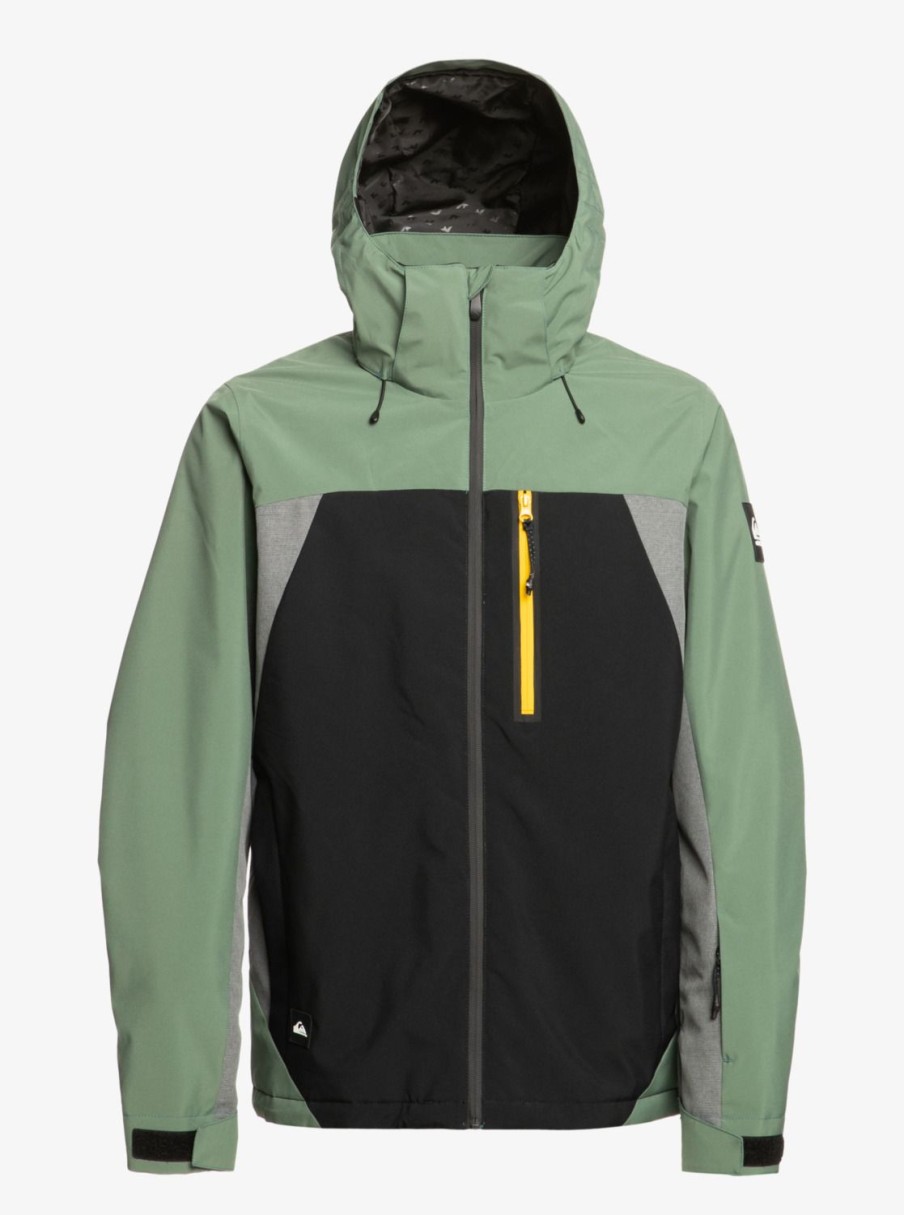 Homme Quiksilver Vestes De Snow | Mission Plus - Veste De Snow Technique Pour Homme True Black