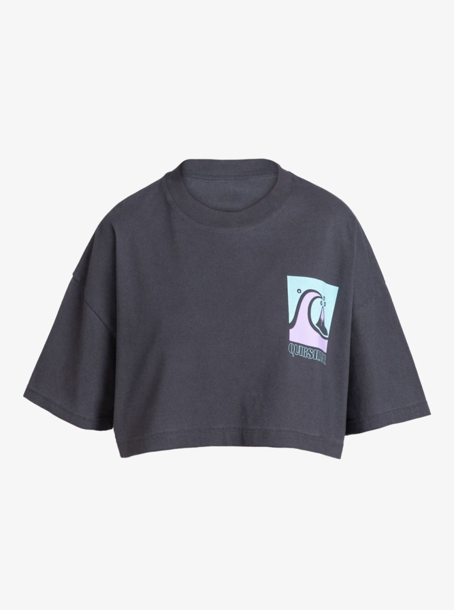 Femme Quiksilver | Uni - T-Shirt Court Pour Femme Tarmac