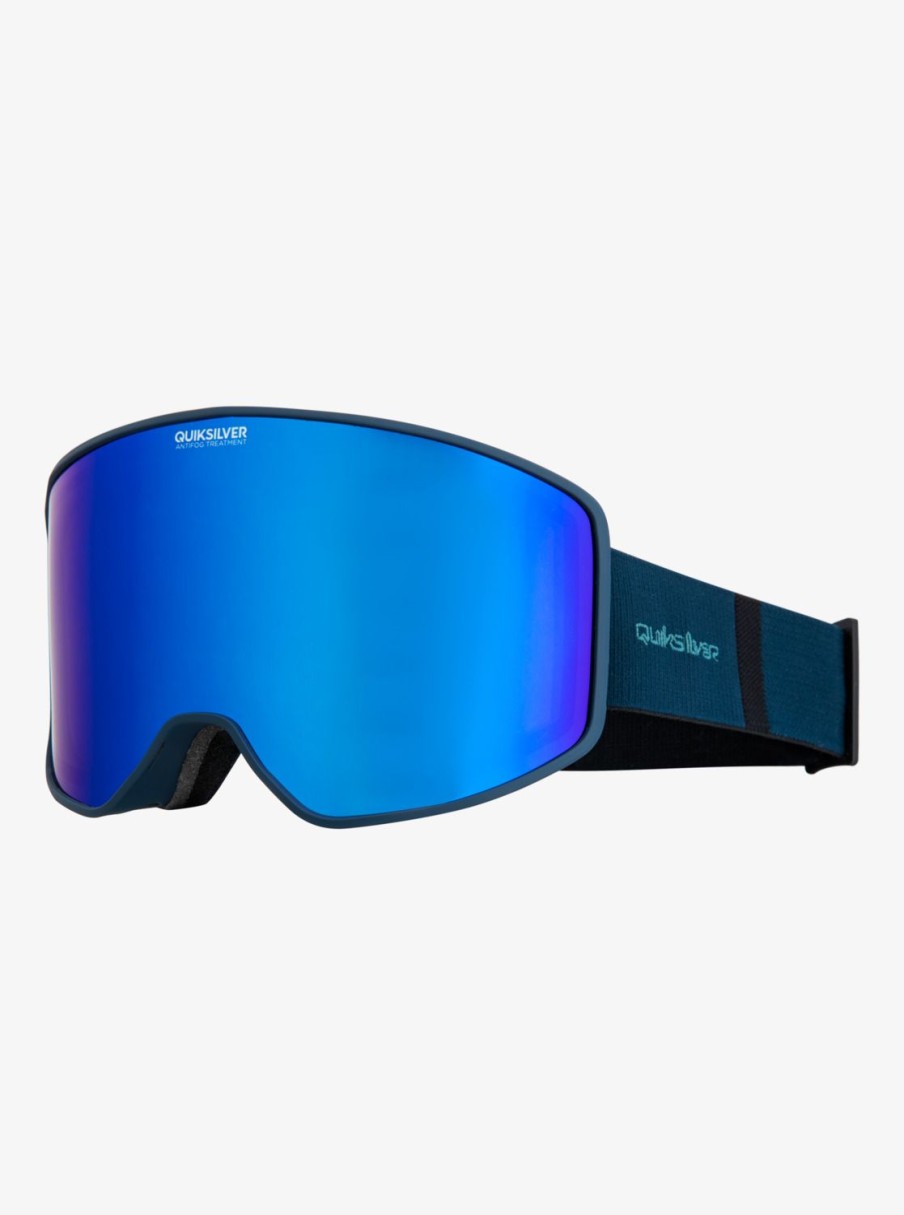 Homme Quiksilver Accessoires | Storm - Masque De Snow/Ski Pour Homme Majolica Blue/ Blue Ml S3