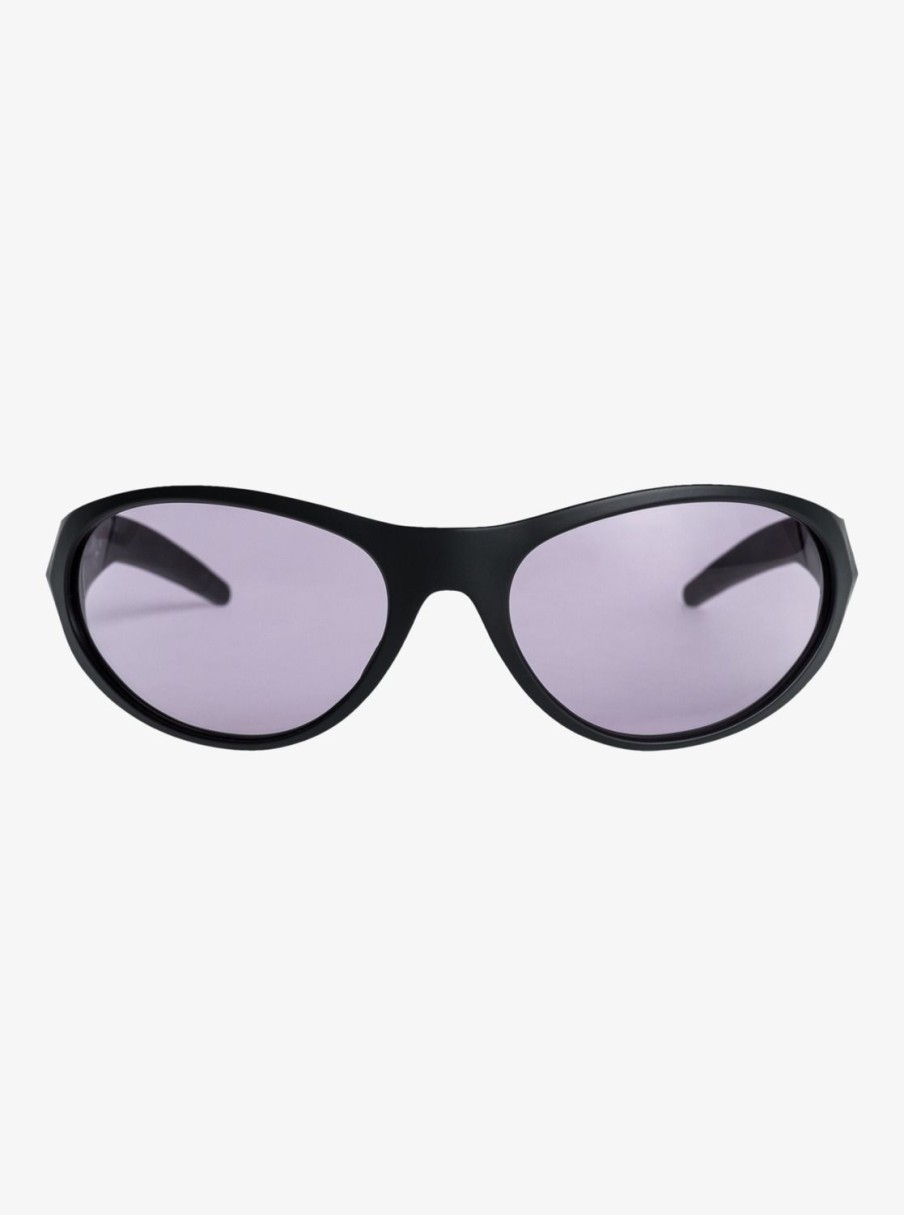 Homme Quiksilver Lunettes De Soleil | Ellipse - Lunettes De Soleil Pour Homme Matte Black/Purple