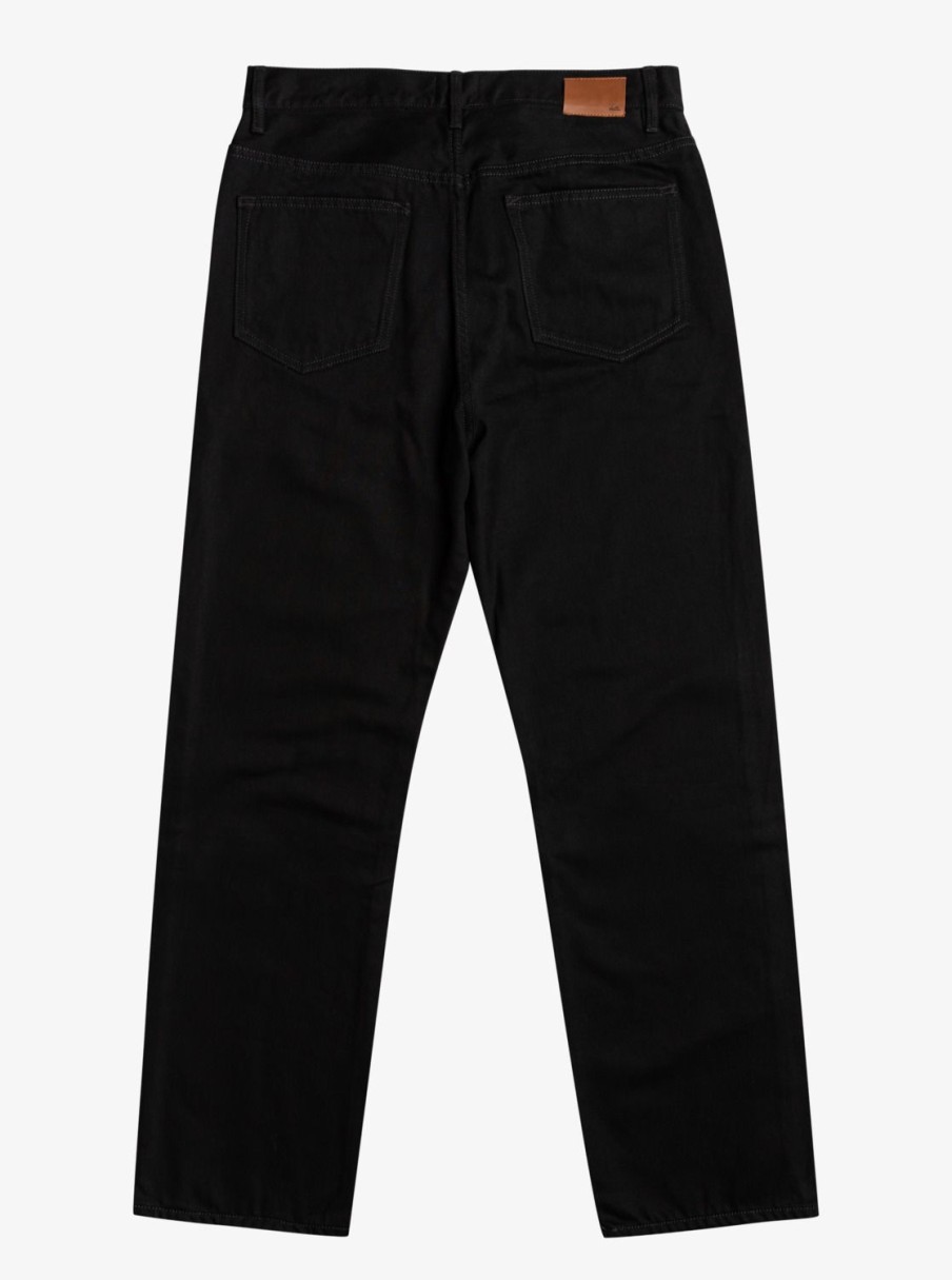 Homme Quiksilver Pantalons | Baggy Jean Pour Homme Black Black