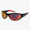 Homme Quiksilver Lunettes De Soleil | Ellipse - Lunettes De Soleil Pour Homme Black/Ml Red