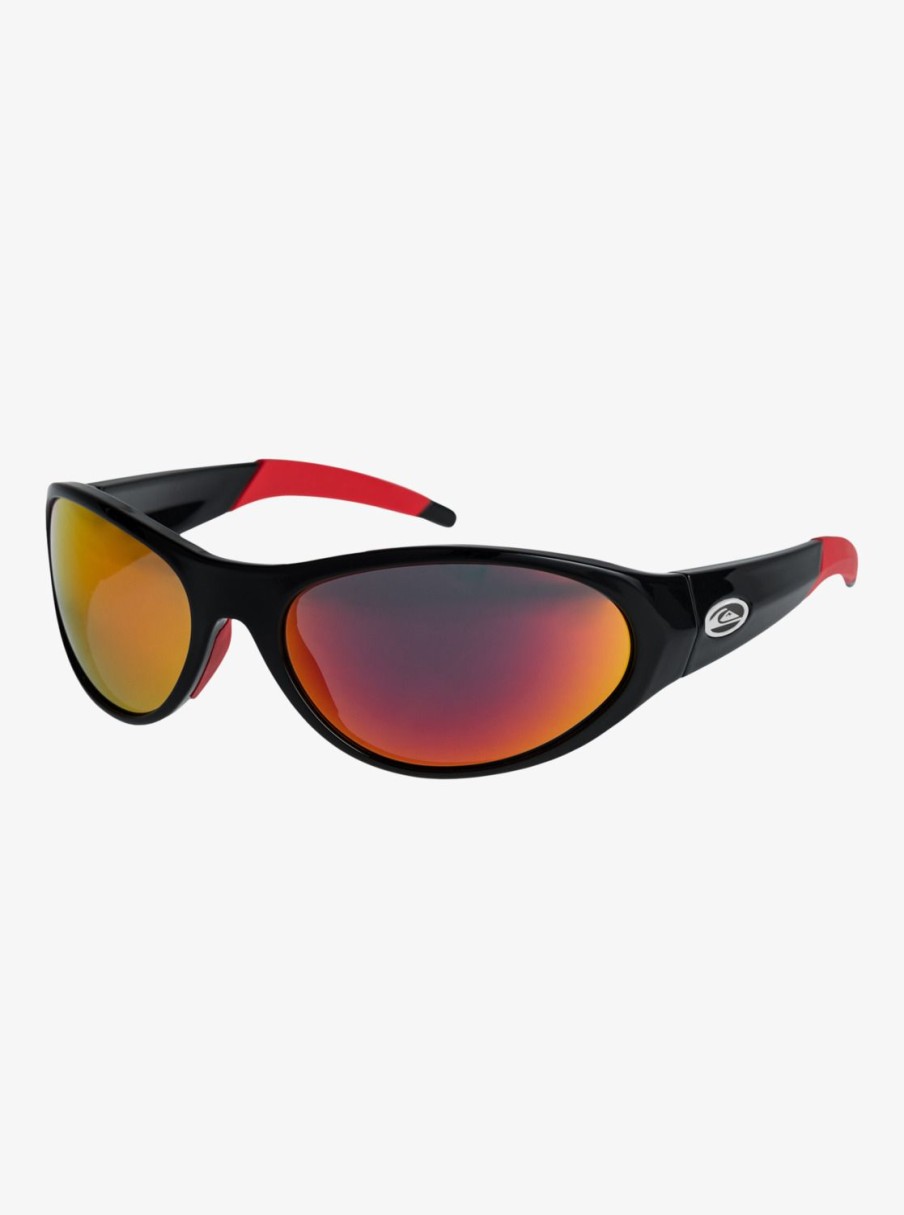 Homme Quiksilver Lunettes De Soleil | Ellipse - Lunettes De Soleil Pour Homme Black/Ml Red