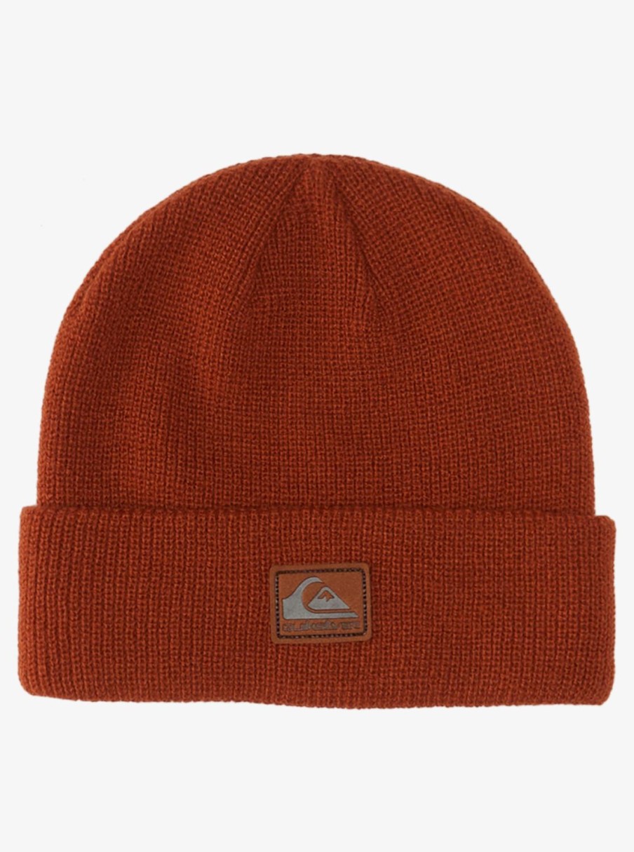 Homme Quiksilver Accessoires | Performer - Bonnet A Revers Pour Homme Baked Clay