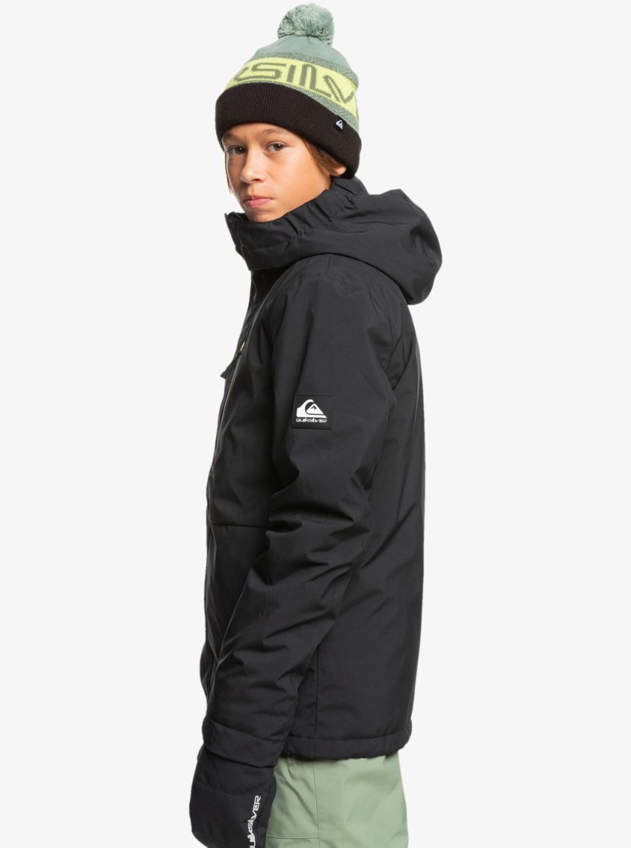 Garcon Quiksilver Accessoires | Mission - Veste De Snow Technique Pour Garcon True Black