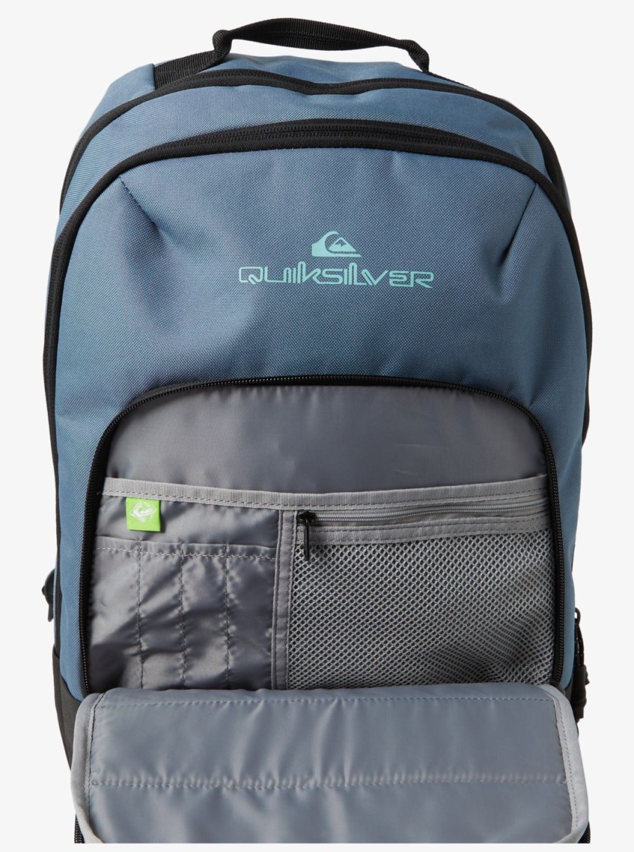 Homme Quiksilver Sacs & Sacs A Dos | Burst 2.0 24L - Sac A Dos Moyen Pour Homme Bering Sea Check Tie Dye 233