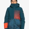 Garcon Quiksilver Accessoires | Silvertip - Veste De Snow Technique Pour Garcon 8-16 Majolica Blue