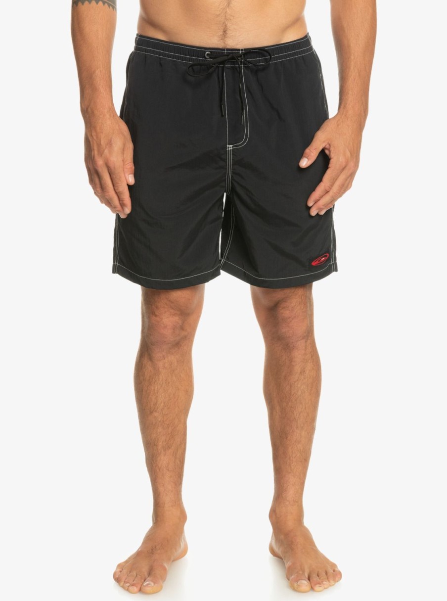 Homme Quiksilver Boardshorts | Saturn 18" Volleys Black