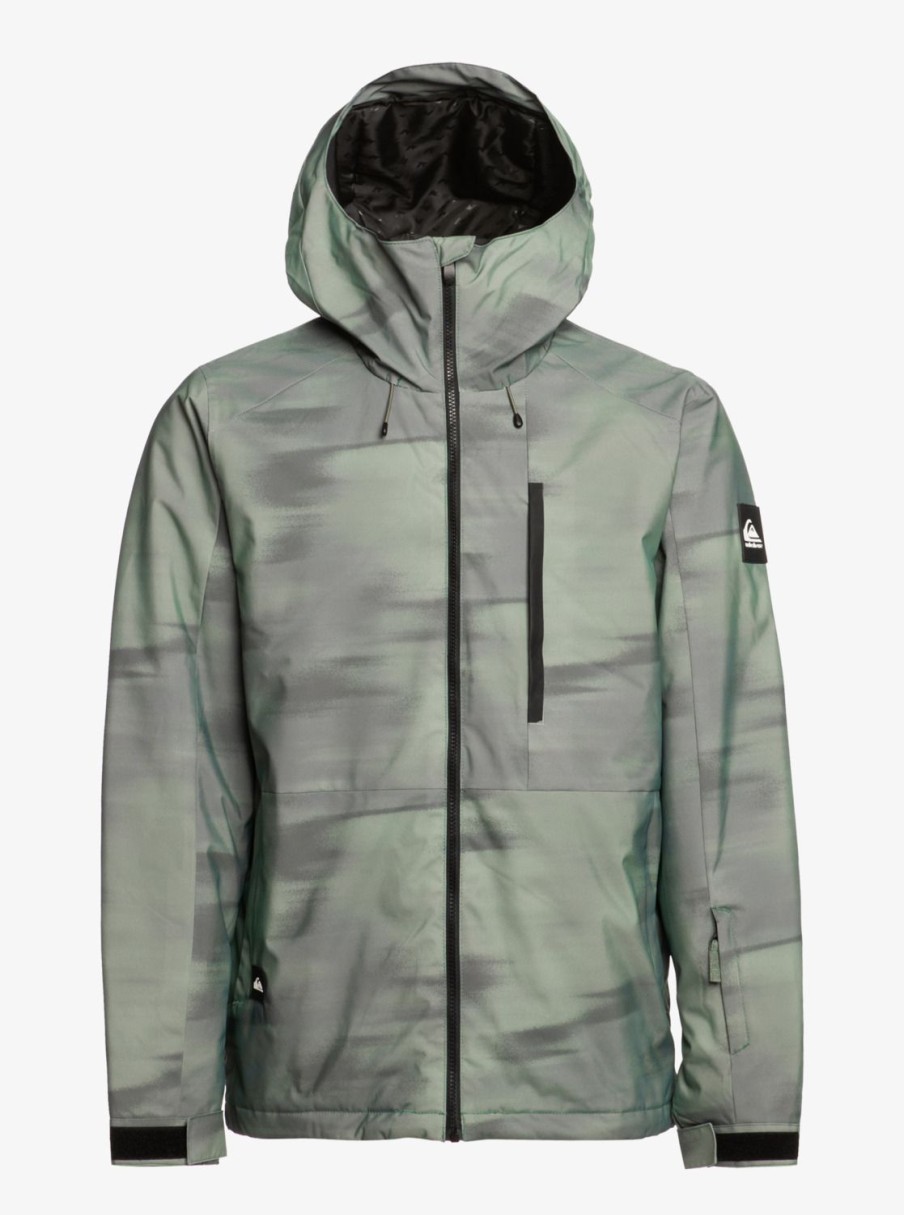 Homme Quiksilver Vestes De Snow | Mission - Veste De Snow Technique Pour Homme Break Off Laurel Wreath