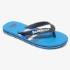 Garcon Quiksilver Tongs | Molokai Slab - Tongs Pour Garcon Grey/Blue/Blue