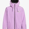 Homme Quiksilver Vestes De Snow | High In The Hood - Veste De Snow Technique Pour Homme Regal Orchid