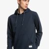 Homme Quiksilver Sweats & Pulls | Essentials - Sweat A Capuche En Matiere Biologique Pour Homme Navy Blazer