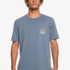 Homme Quiksilver T-Shirts & Polos | Clean Circle - T-Shirt Pour Homme Bering Sea