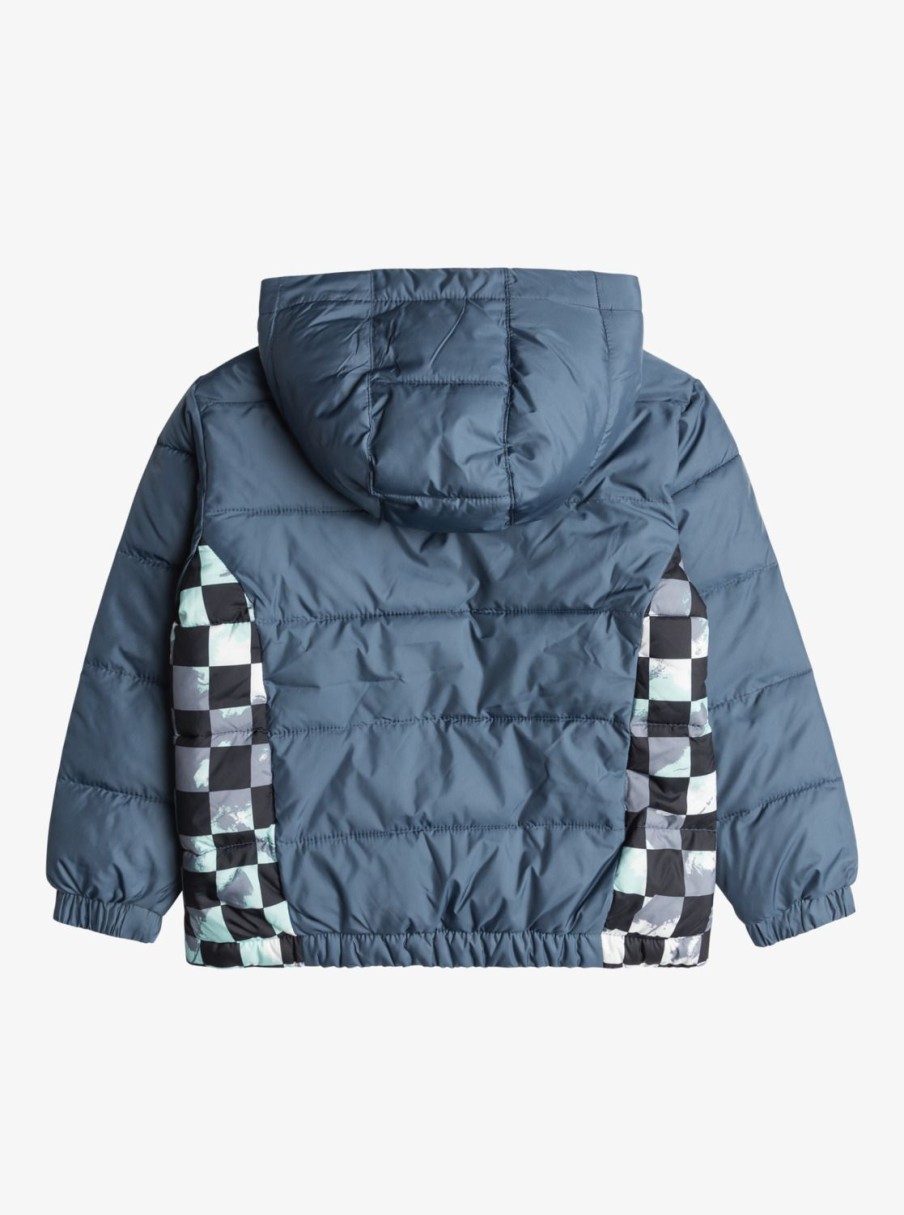 Garcon Quiksilver Vestes & Manteaux | Mirage Mix - Doudoune Pour Garcon 8-16 Bering Sea