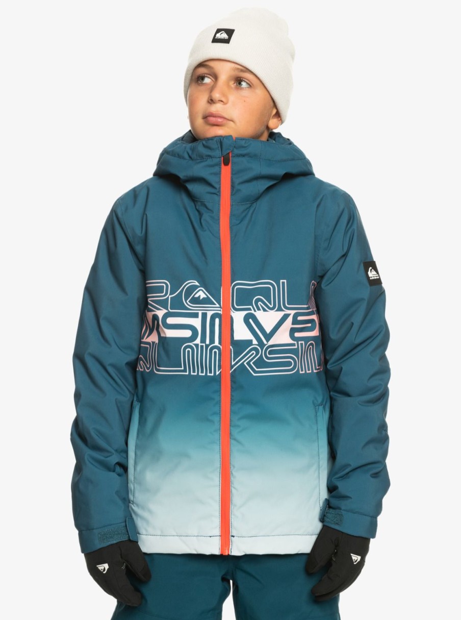 Garcon Quiksilver Accessoires | Mission Engineered - Veste De Snow Technique Pour Garcon 8-16 Majolica Blue