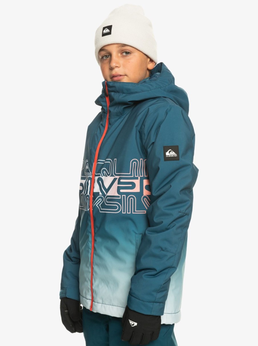 Garcon Quiksilver Accessoires | Mission Engineered - Veste De Snow Technique Pour Garcon 8-16 Majolica Blue