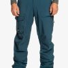 Homme Quiksilver Pantalons De Snow | Utility - Pantalon De Snow Pour Homme Majolica Blue