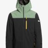 Homme Quiksilver Vestes De Snow | Morton - Veste De Snow Technique Pour Homme Laurel Wreath