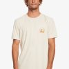 Homme Quiksilver T-Shirts & Polos | Clean Circle - T-Shirt Pour Homme Birch