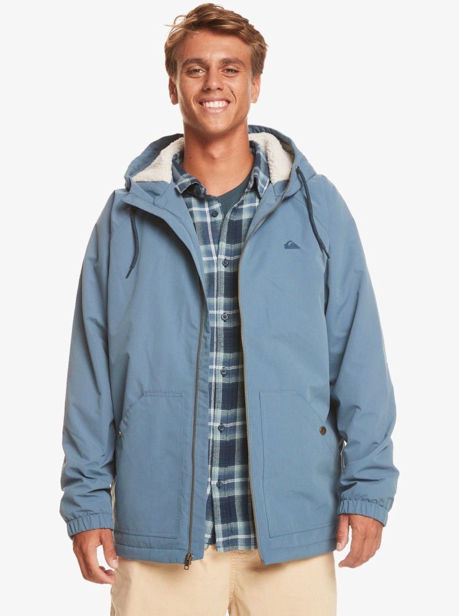 Homme Quiksilver Vestes & Manteaux | Final Call - Parka Resistante A L'Eau Pour Homme Bering Sea