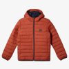 Garcon Quiksilver Vestes & Manteaux | Scaly - Doudoune Pour Garcon 8-16 Baked Clay