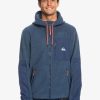 Homme Quiksilver Sweats & Pulls | Last Run - Veste Technique Zippee A Capuche Pour Homme Naval Academy