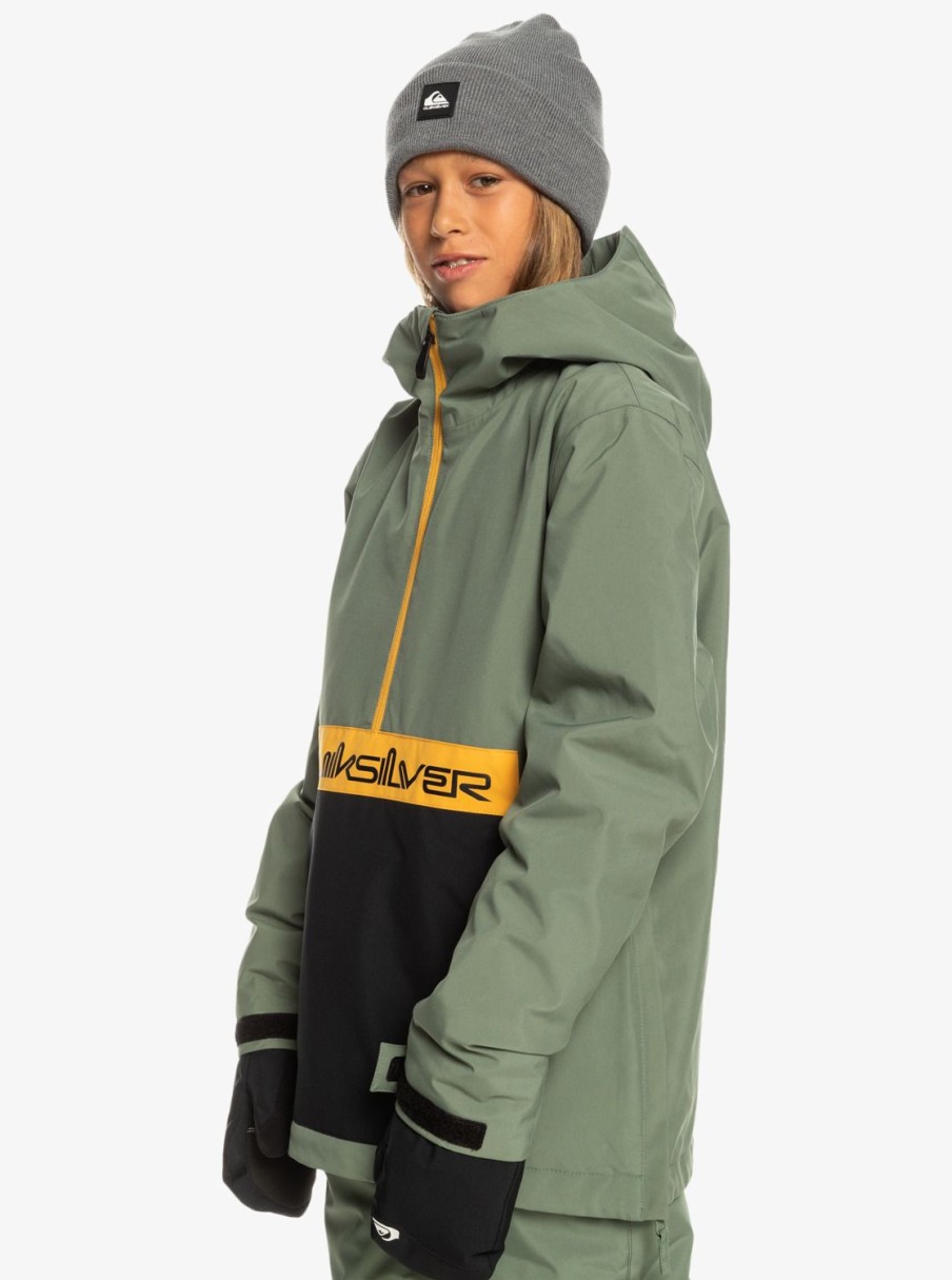 Garcon Quiksilver Accessoires | Steeze - Veste De Snow Technique Pour Garcon 8-16 Ans Laurel Wreath