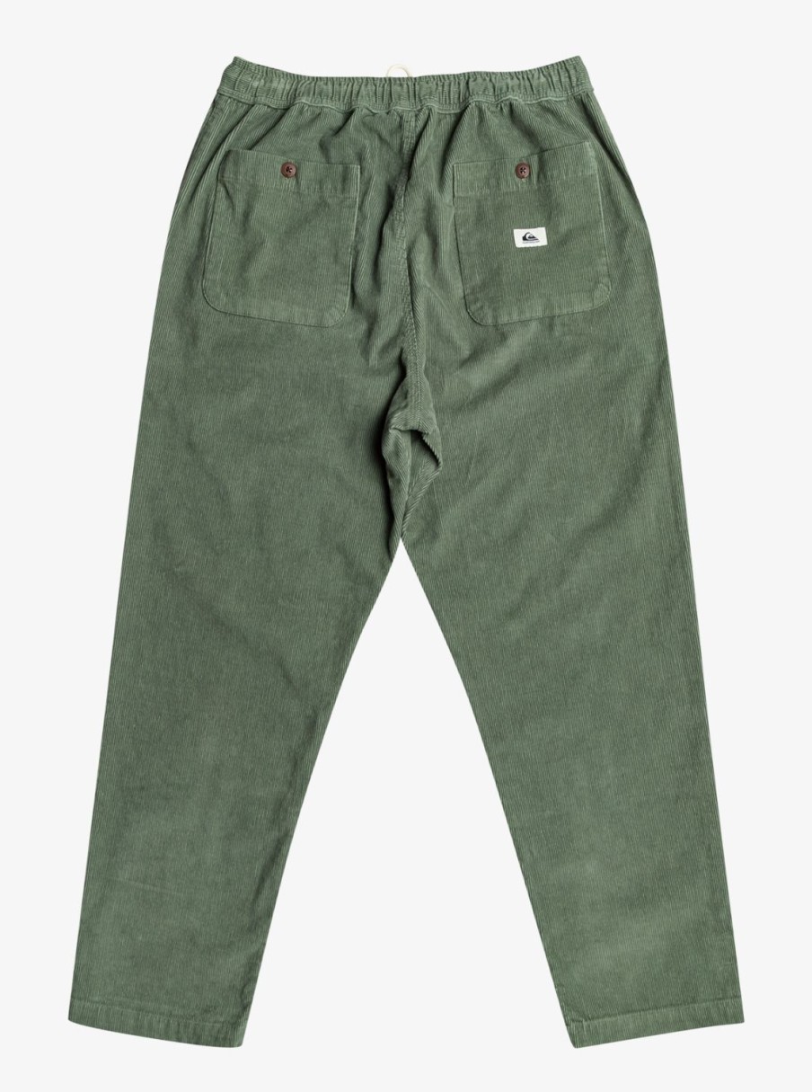 Homme Quiksilver Pantalons | Cord Beach Cruiser - Pantalon En Velours Cotele Pour Homme Laurel Wreath