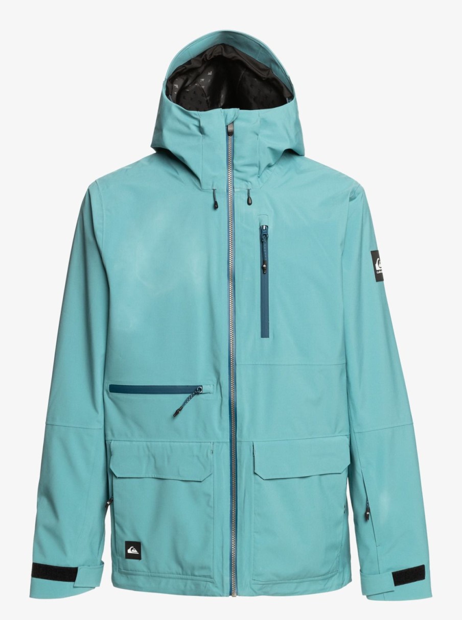 Homme Quiksilver Vestes De Snow | Sammy Carlson Stretch Quest - Veste De Snow Technique Pour Homme Brittany Blue