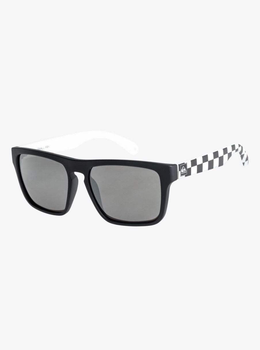 Garcon Quiksilver Accessoires | Small Fry - Lunettes De Soleil Pour Enfant Black/Ml Silver