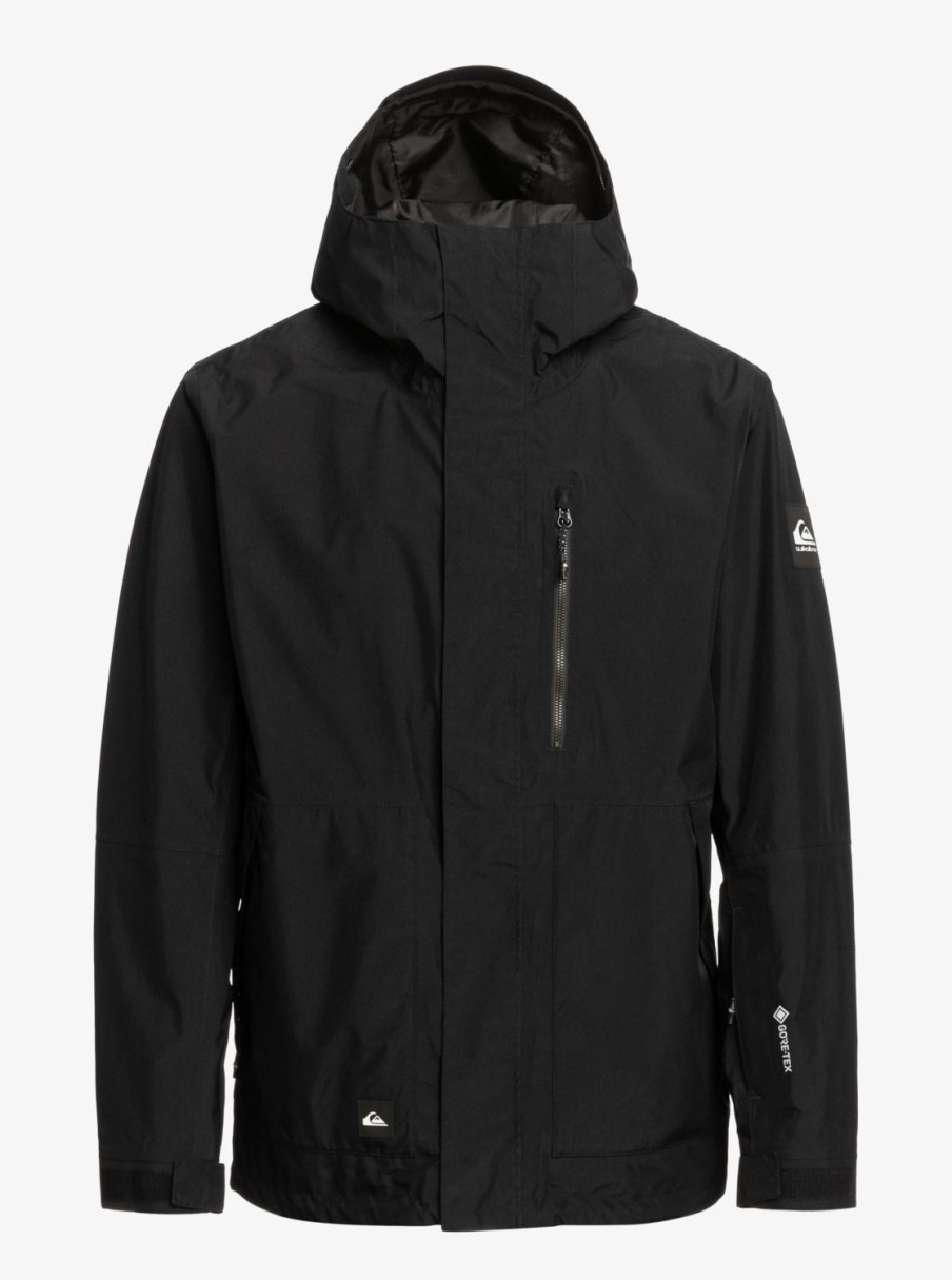 Homme Quiksilver Vestes De Snow | Mission Gore-Tex® - Veste De Snow Pour Homme True Black