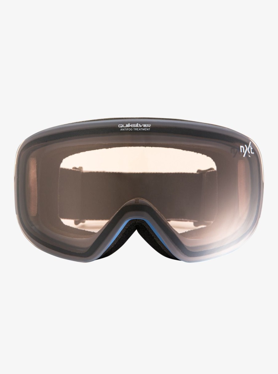 Homme Quiksilver Accessoires | Qsr Nxt - Masque De Ski/Snowboard Pour Homme Quiet Storm/Nxt Silver S1S3