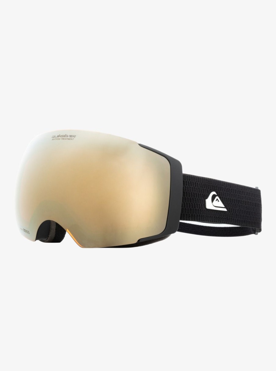 Homme Quiksilver Accessoires | Greenwood - Masque De Ski/Snowboard Pour Homme Black/Clux Ml Silver S3