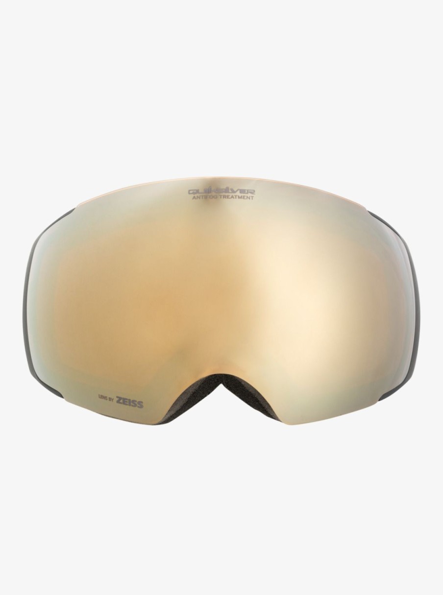 Homme Quiksilver Accessoires | Greenwood - Masque De Ski/Snowboard Pour Homme Black/Clux Ml Silver S3