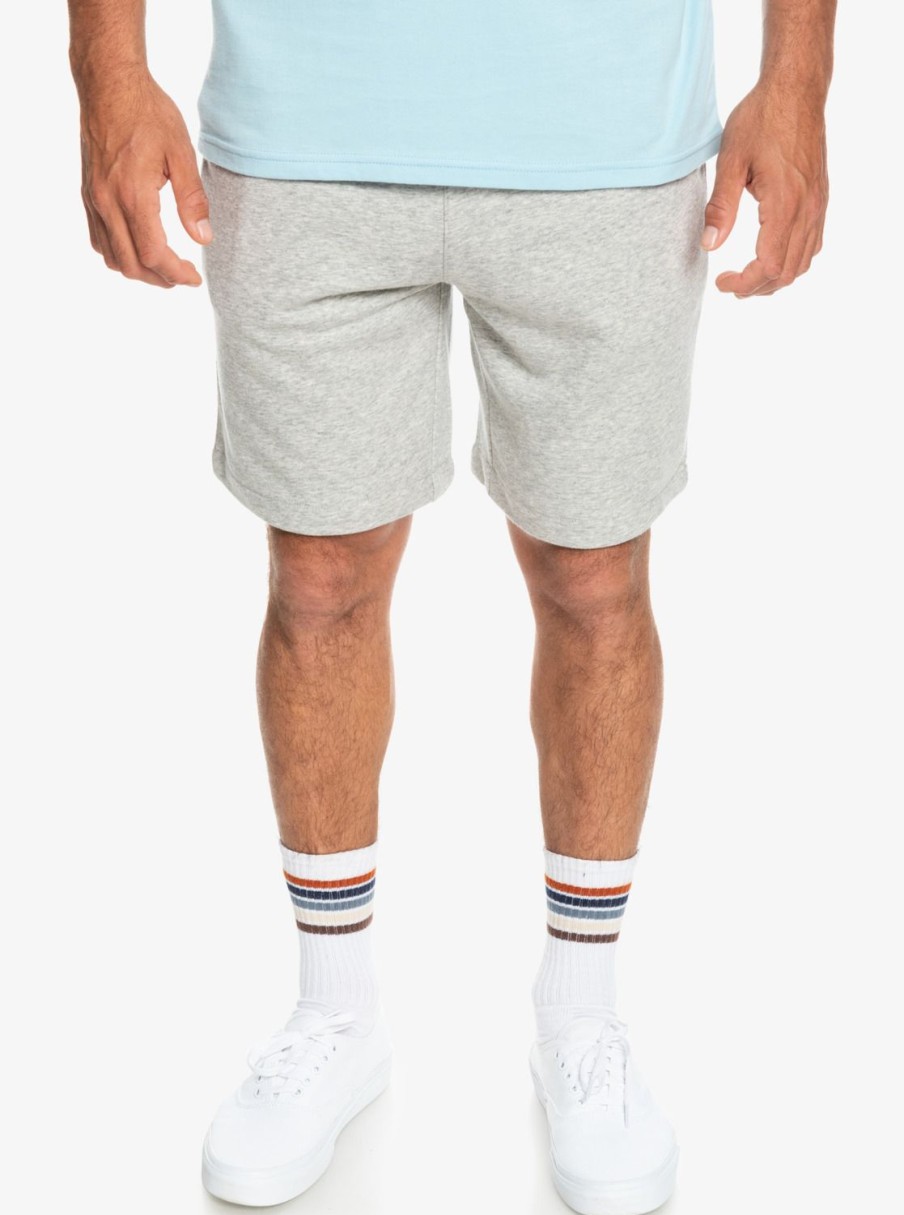 Homme Quiksilver Shorts | Essentials - Short En Molleton Pour Homme Light Grey Heather