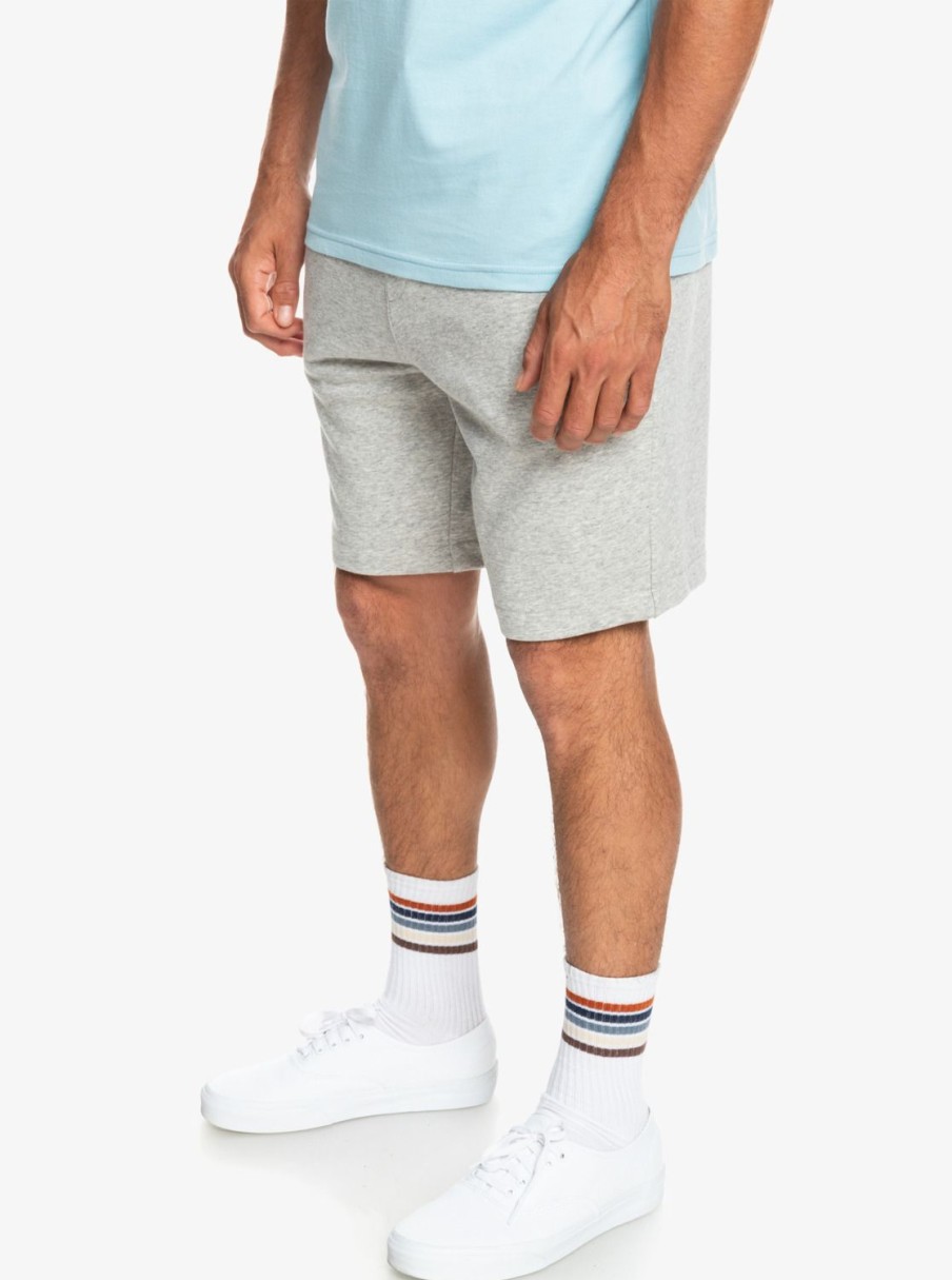 Homme Quiksilver Shorts | Essentials - Short En Molleton Pour Homme Light Grey Heather