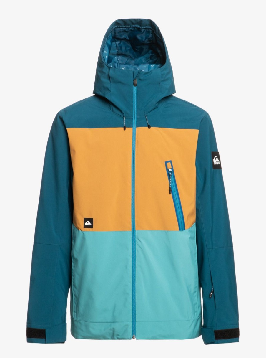 Homme Quiksilver Vestes De Snow | Sycamore - Veste De Snow Technique Pour Homme Majolica Blue