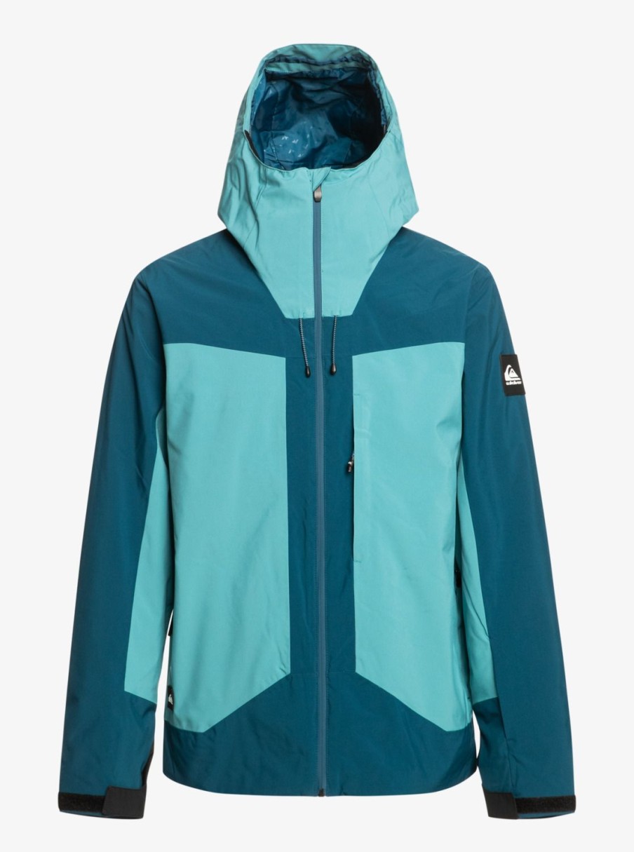 Homme Quiksilver Vestes De Snow | Muldrow - Veste De Snow Technique Pour Homme Majolica Blue