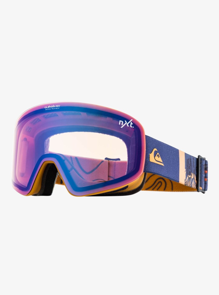 Homme Quiksilver Accessoires | Qsrc Nxt - Masque De Ski/Snowboard Pour Homme Color Box/Nxt Mlv Blue S1S3