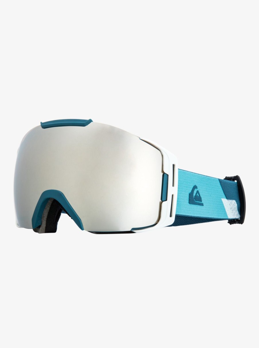 Homme Quiksilver Accessoires | Discovery - Masque De Ski/Snowboard Pour Homme Majolica Blue/ Silver Ml S3