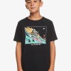 Garcon Quiksilver T-Shirts | Night Session - T-Shirt Pour Garcon 8-16 Black