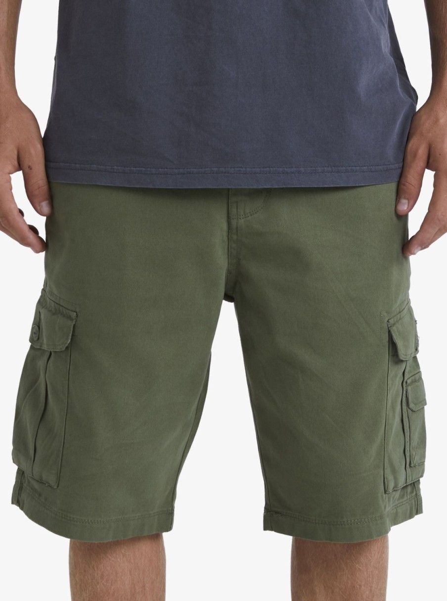 Homme Quiksilver Shorts | Crucial Battle - Short Cargo Pour Homme Four Leaf Clover