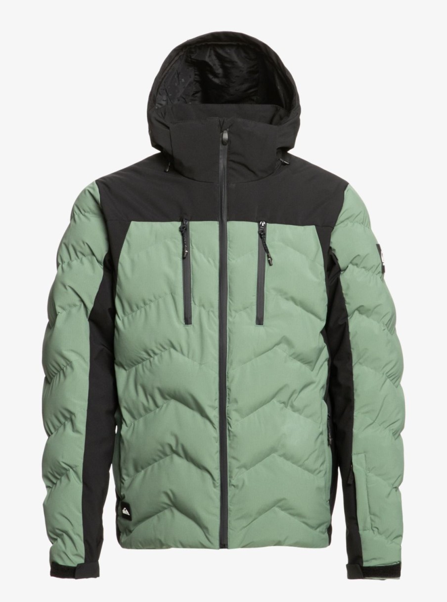 Homme Quiksilver Vestes De Snow | The Edge - Veste De Snow Technique Pour Homme Laurel Wreath