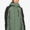 Garcon Quiksilver Accessoires | Mission Block - Veste De Snow Technique Pour Garcon 4-16 Laurel Wreath