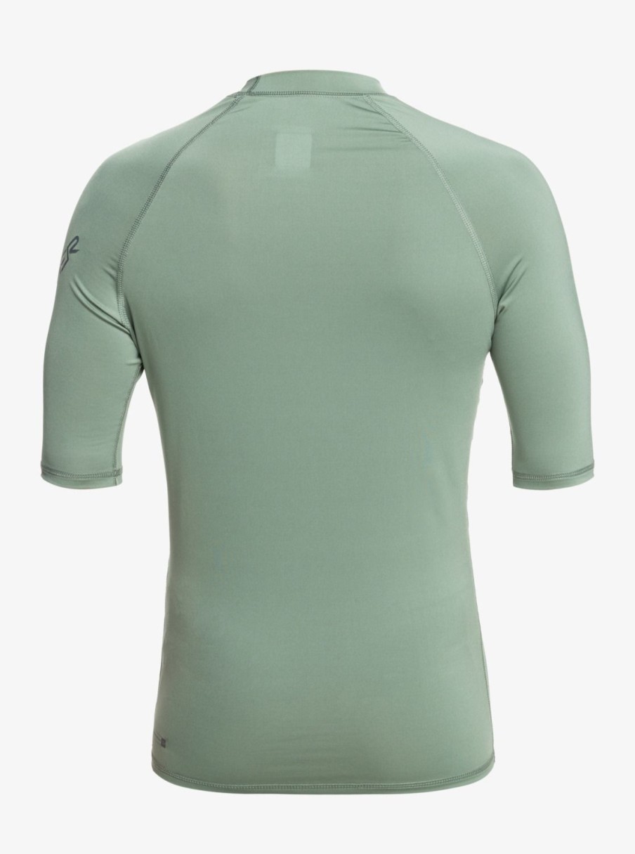 Homme Quiksilver Lycras & Surf-Tees | All Time - Lycra Manches Courtes Upf 50 Pour Homme Laurel Wreath