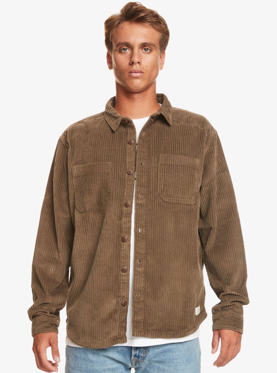 Homme Quiksilver Chemises | Bogroy - Chemise Manches Longues Pour Homme Major Brown