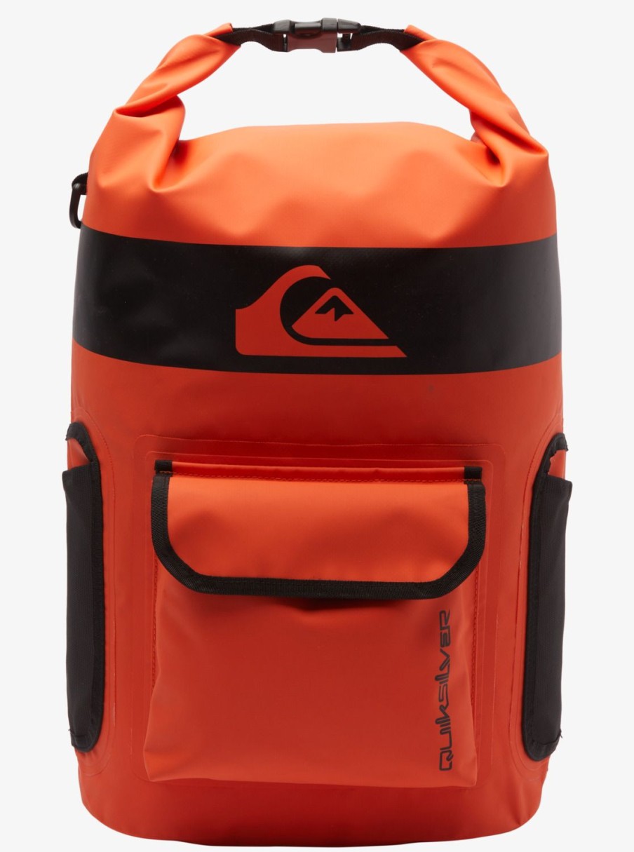 Homme Quiksilver Housses & Sacs De Surf | Sea Stash 20L - Sac A Dos De Surf Taille Moyenne Pour Homme Orange Pop