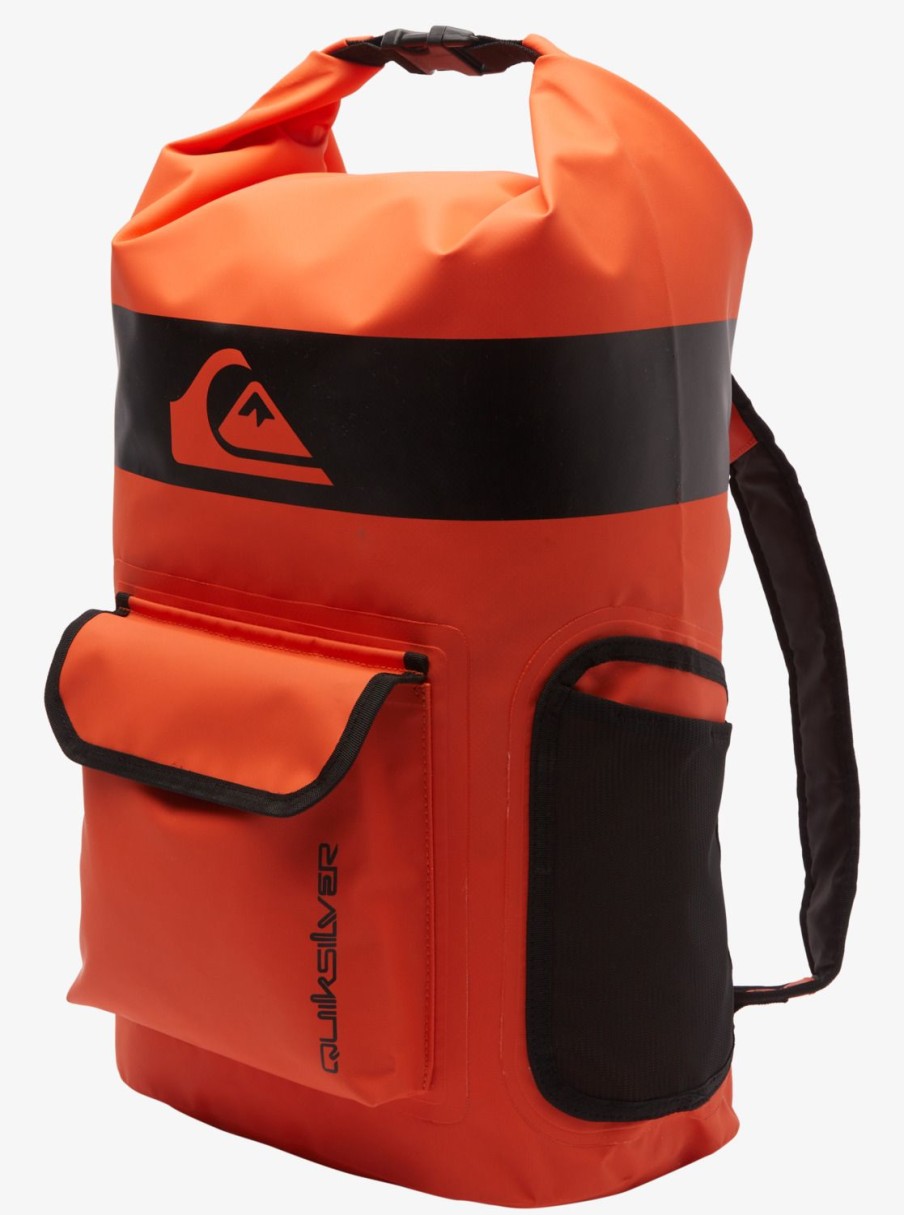 Homme Quiksilver Housses & Sacs De Surf | Sea Stash 20L - Sac A Dos De Surf Taille Moyenne Pour Homme Orange Pop