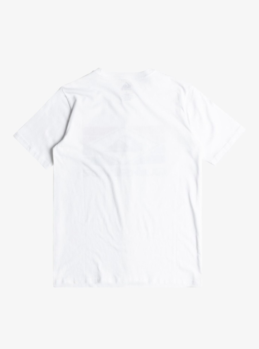 Garcon Quiksilver T-Shirts | Qs Rainbow - T-Shirt Pour Garcon 8-16 White