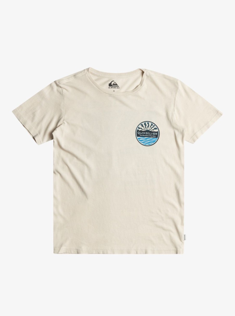 Garcon Quiksilver T-Shirts | Sea Brigade - T-Shirt Pour Garcon 8-16 Ans Birch